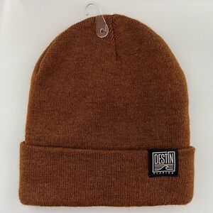 Destin Florida Cuffed Beanie Hat Unisex | Brown